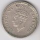India,  British - 1943 B 1/4 Rupee Ef Xf Km 547 Silver Quarter Bombay Coin India photo 1