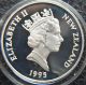 Zealand 5 Dollars,  1995,  James Clark Ross Antarctica Silver Coins: World photo 1