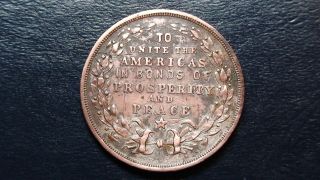 1901 Pan - American Exposition Medal Brass Buffalo York photo