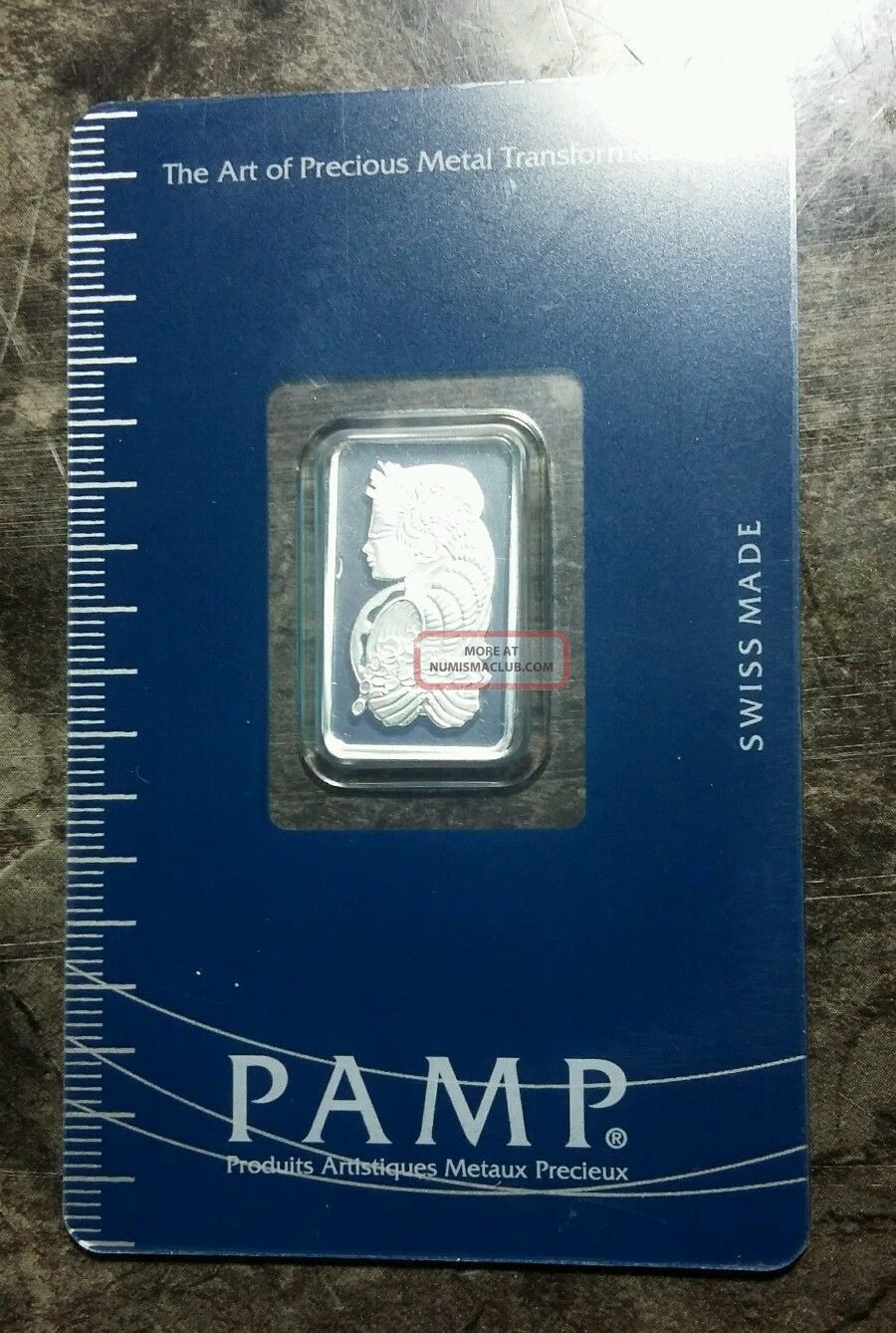 5 Gram Pamp Suisse Lady Fortuna Silver Bar In Assay Silver photo