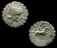 Cosconia Serratus Republic Denarius Denario Republicano Serrato 118bc Vf Silver Coins: Ancient photo 2
