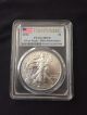 2016 1oz Silver Eagle Pcgs Ms70 First Strike 30th Anniversary - - Flag Label Coins photo 2