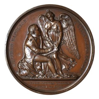 1815 Napoleon Exiled To Saint Helena Medal photo