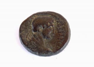 Judaea,  Gaza City Ancient Coin.  Hadrian.  117 - 138 Ce.  Palestine,  132 Ce photo