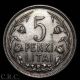 Silver Coin Lithuania 5 Litai 1925 Horserider Km 78 Estonia/ Latvia/ Lithuania photo 1