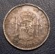 Spain 1883 Alfonso Xii - 5 Pesetas - Large Silver Coin Europe photo 1