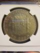 Philippines - 1897 Large Silver Peso (ngc Au Details) Spanish (up to 1898) photo 2