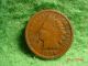 1899 Indian Head Cent,  Good Spanish/american War. Small Cents photo 2