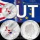 Brexit Coin - One Dollar Silver Proof - June 23 2016 - Cook Islands Australia & Oceania photo 2