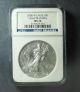 2008 W Burnished Silver Eagle Ms70,  Early Release,  Ngc Coin Silver photo 1