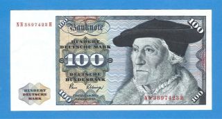 Germany 100 Mark 1980 - Paper Money - Rare - Authentic photo