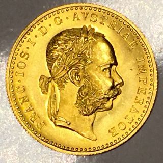 1915 Austria 1 Ducat Gold Coin - Bu Brilliant Uncirculated Unc - Agw.  1106 Oz photo