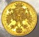 1915 Austria 1 Ducat Gold Coin - Bu Brilliant Uncirculated Unc - Agw.  1106 Oz Gold photo 1