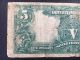 United States 1899 $5 Five Dollar Silver Certificate Indian Chief Large Size Notes photo 10