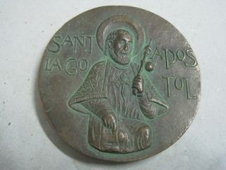 Holy Year Of Compostela 1965 Santiago De Compostela Bronze Medal photo