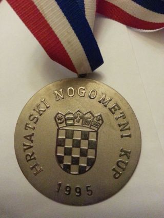 Croatia Soccer Cup 1995 - Medal. photo