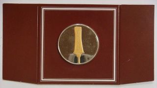 Gold On Sterling Silver Medal - The Royal Scepter photo