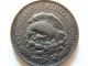 1947 Mexican Un Peso Silver Uncirculated Coin Mexico photo 2