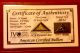 Acb Pure 24k Gold Bullion Minted 5grain Pyramid Bar 99.  99 Fine With Certificate Gold photo 2