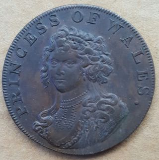 Great Britain Middlesex National Series Half Penny Conder Token D&h 980 photo