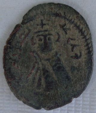 Islamic Arab Byzantine Fals,  Imperial Bust,  Tardos (tartus) Antardos photo