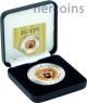 Fiji 2012 Winged Scarab Jewels Of Egypt $1 Silver Coin Gold - Plated Colored Proof Australia & Oceania photo 2