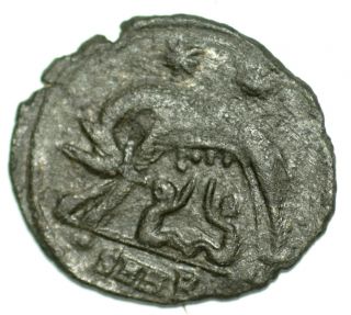 Roman Bronze Coin Follis Commemorative Series Urbs Roma Heraclea photo