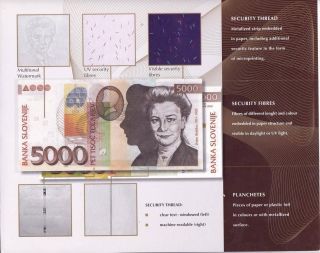 Slovenia: Proof Banknote - 5000 Tolarjev - 15/01/2002 - P33 - photo