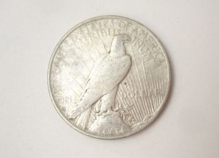 1935 - S San Francisco Silver Liberty Peace Dollar $1 Us Coin Circulated photo