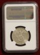 1936 - F Nazi Five Reichsmark Silver Coin Ngc Au - 58 Third Reich Large Swastika Nr Germany photo 2