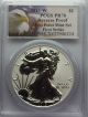 2013 - W (reverse Proof) American Silver Eagle - First Strike Pcgs Ms70. Coins: US photo 1