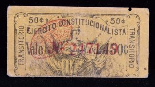 Mexico (san Luis Potosi) P - S989 50 Centavos Nd (1916) photo