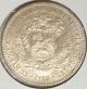 Venezuela Silver Coin Gram 25,  5 Bolivares 1929 Au Normal Date Venezuela photo 2
