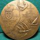Caravels,  Portug.  Discoveries In Africa / Prince Henry 100mm 1960 Bronze Medal Exonumia photo 2