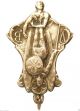 Exceptional Antique Art Nouveau Medal Pendant - Secret Decor - Archangel & Devil Exonumia photo 1