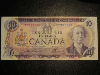 1971 Bank Of Canada Ten Dollars $10 Lawson Bouey Tp 2020833 Bc - 49c photo