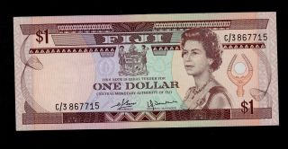 Fiji 1 Dollar (1980) C/3 Pick 76 Xf. photo