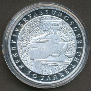 Germany 2001 10 Mark Silver Proof Coin 
