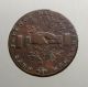 1793 Leek Copper Halfpenny_britain Conder Token_bale Of Goods,  Clasped Hands Coins: US photo 1