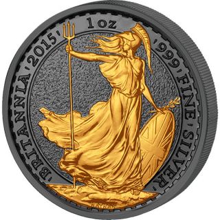 United Kingdom 2015 2 Pounds Britannia Golden Enigma Edition 2015 photo