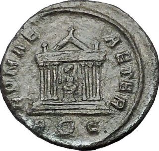 Probus 276ad Authentic Rare Ancient Roman Coin Temple Of Roma Or Venus I54460 photo