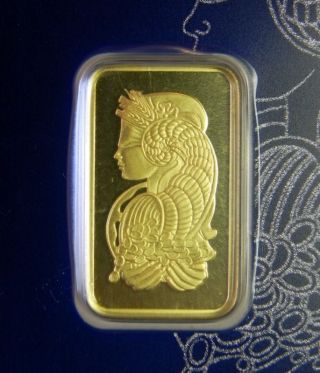 Pamp Suisse Gold Bar 10 Gram 999,  9 Fineness Veriscan Swiss Made photo