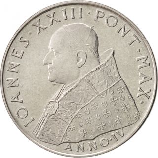 [ 93919] Vatican City,  John Xxiii,  100 Lire,  1962,  Roma,  Spl,  Stainless. photo