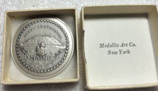 1970 Maine Sesquicentennial.  999,  Pure Silver Medal photo