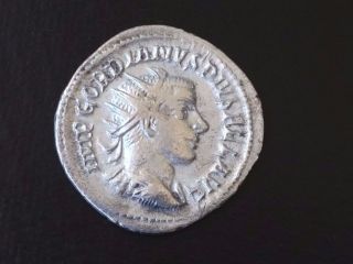 34.  Ar Antoninianus Gordian Iii (238 - 244 Ad),  Silver Roman Empire Coin photo