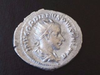 33.  Ar Antoninianus Gordian Iii (238 - 244 Ad),  Silver Roman Empire Coin photo
