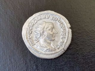 32.  Ar Antoninianus Gordian Iii (238 - 244 Ad),  Silver Roman Empire Coin photo