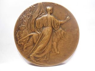 Belgium / Centenary Of Belgian Independence Art Medal By Devreese photo