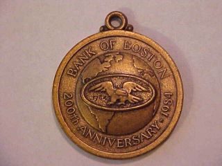 1984 Bank Of Boston 200th Anniversary Commemorative Medal photo