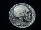 1938 - D Hobo Nickel - Skull - 1195 Exonumia photo 7
